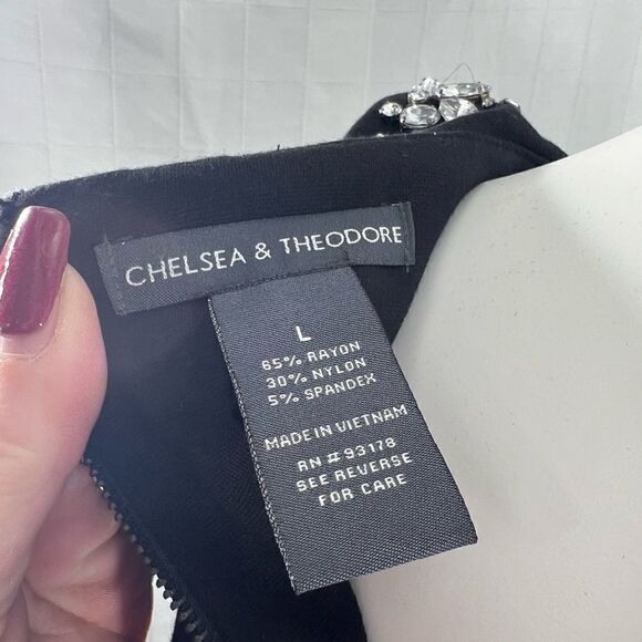 Chelsea & Theodore | Blingy Black Dress - Picture 5 of 5